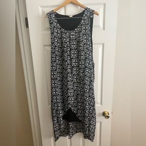 Cute sleeveless dress, Style & Co. Black and White